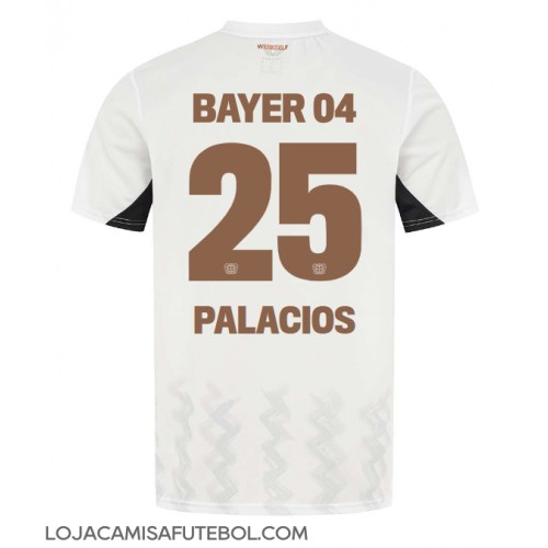 Camisa de Futebol Bayer Leverkusen Exequiel Palacios #25 Equipamento Secundário 2024-25 Manga Curta